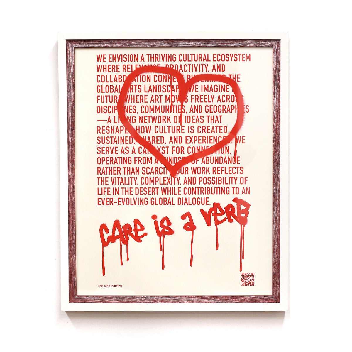 care is a verb