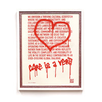 care is a verb