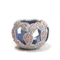 Blue Prickly Pear Luminaria by Lisa Harnish
