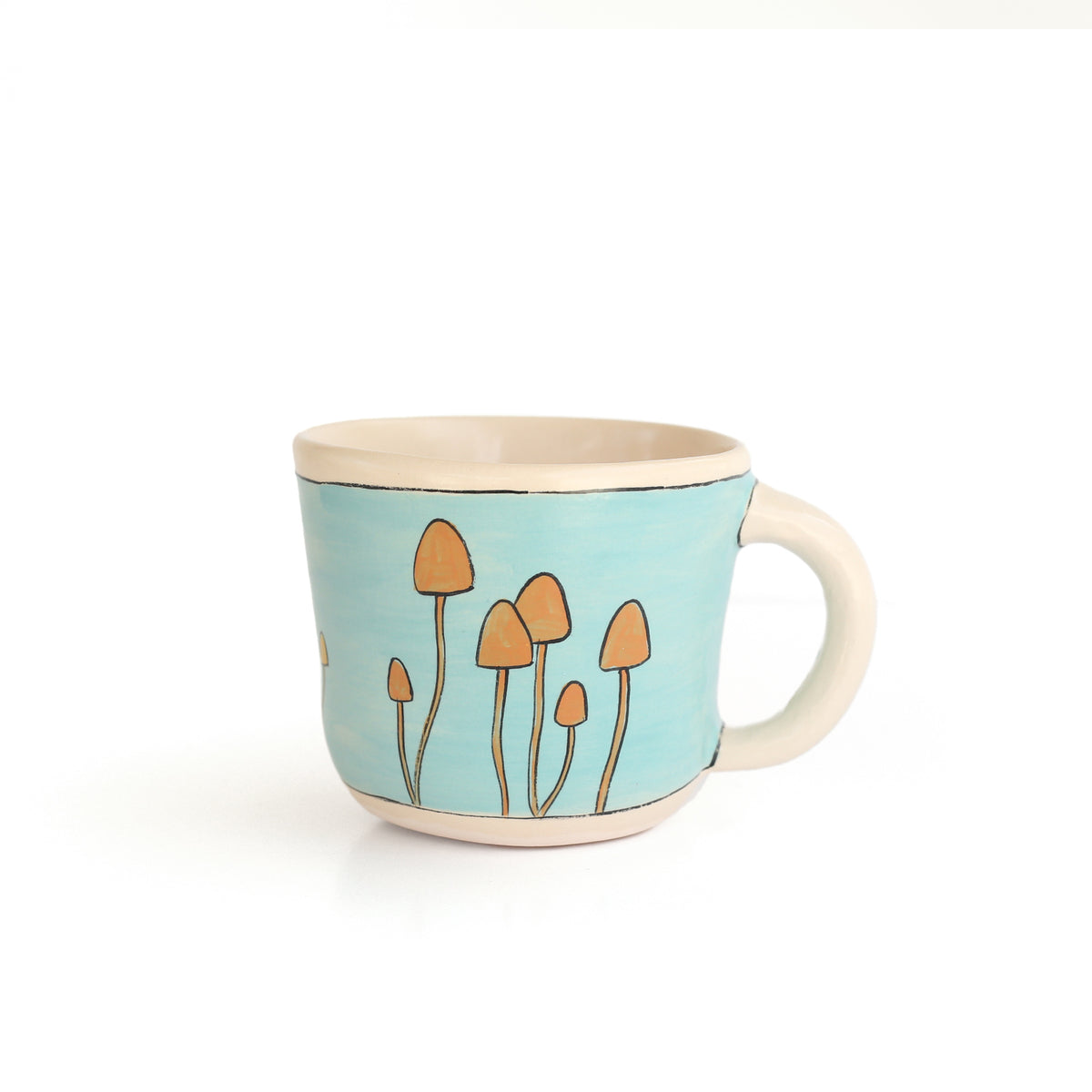 Mushroom Mug by Jennifer Gross