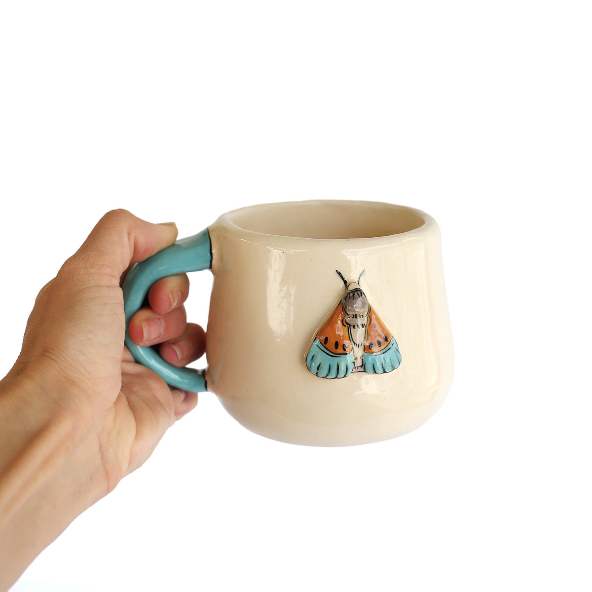 Moth Mug by Jennifer Gross