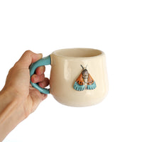 Moth Mug by Jennifer Gross