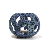 Blue Prickly Pear Luminaria by Lisa Harnish