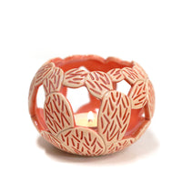 Pink Prickly Pear Luminaria by Lisa Harnish