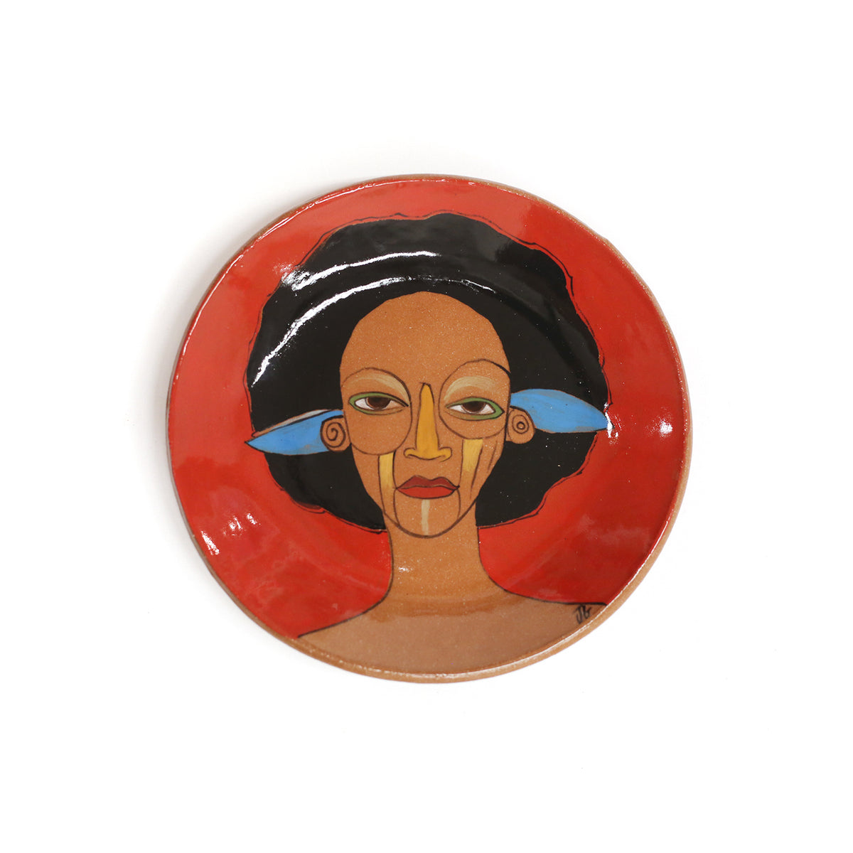 7" Face Plate by Jennifer Gross