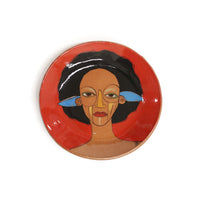 7" Face Plate by Jennifer Gross