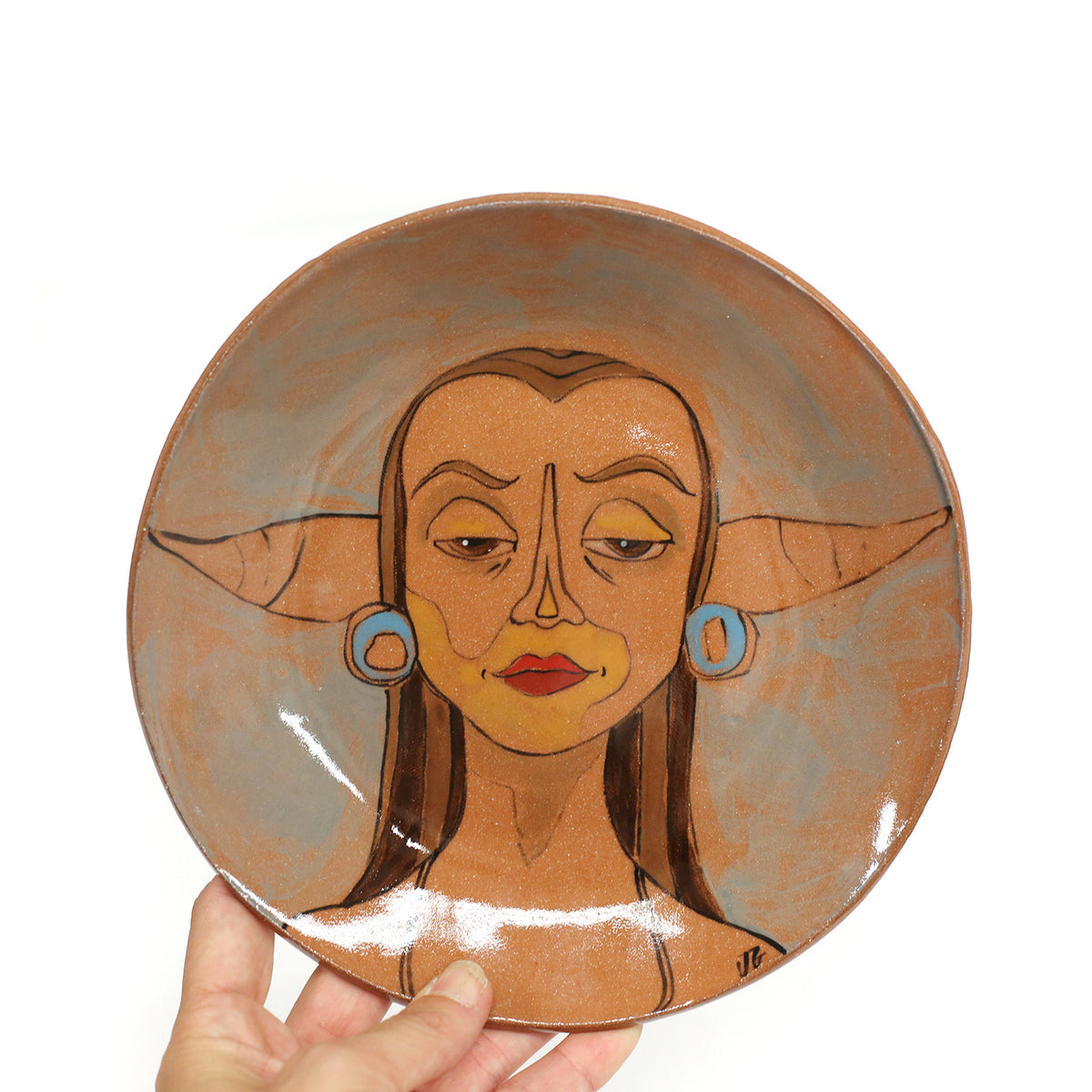 7" Face Plate by Jennifer Gross