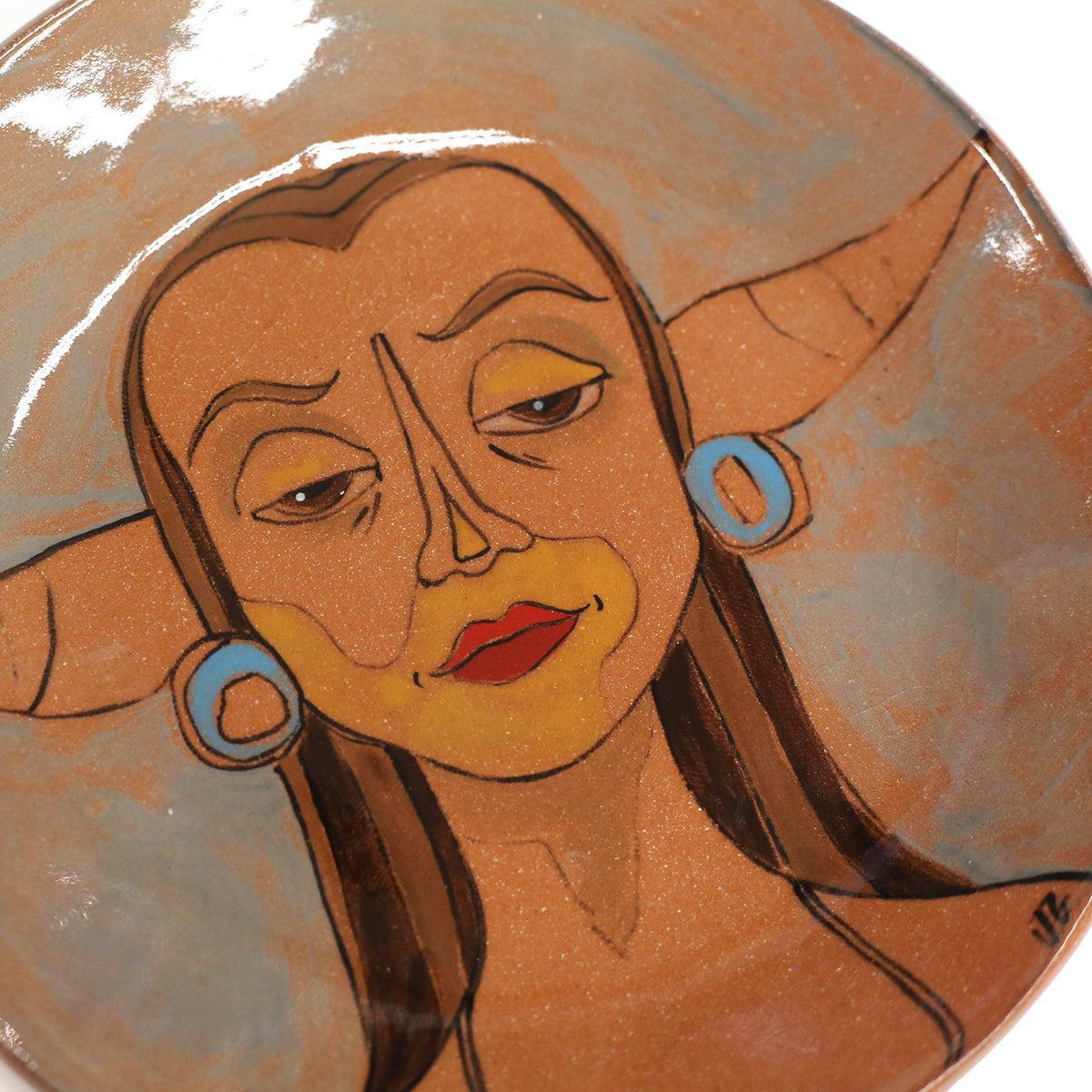 7" Face Plate by Jennifer Gross
