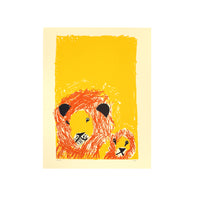 Lions Print by Jax Early