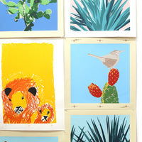 Lions Print by Jax Early