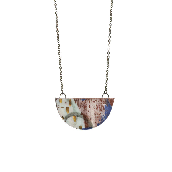 Half Moon Pendant Necklace by Jenneva Kayser
