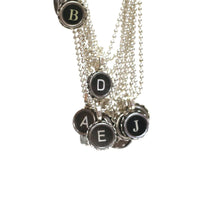 Typewriter Key Pendants by Sara Sacks