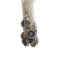 Typewriter Key Pendants by Sara Sacks