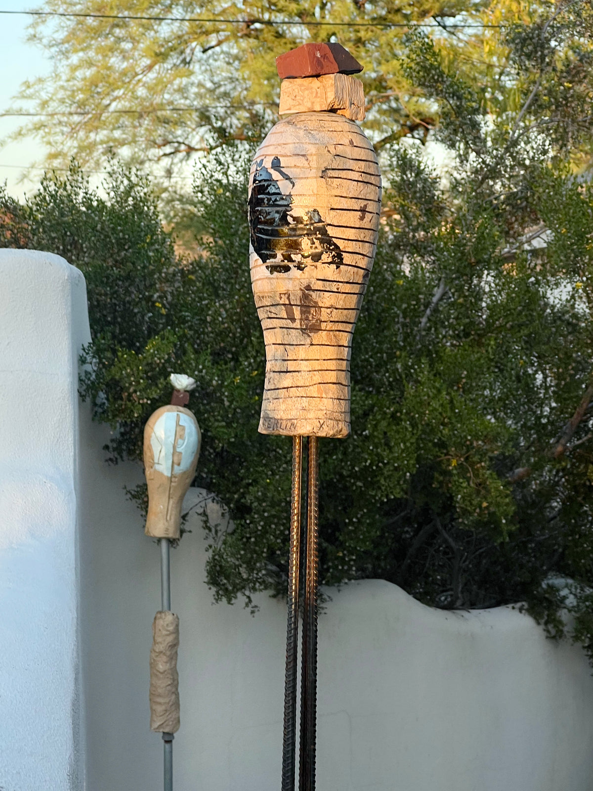 Standing Sculptures by Patricia Sannit