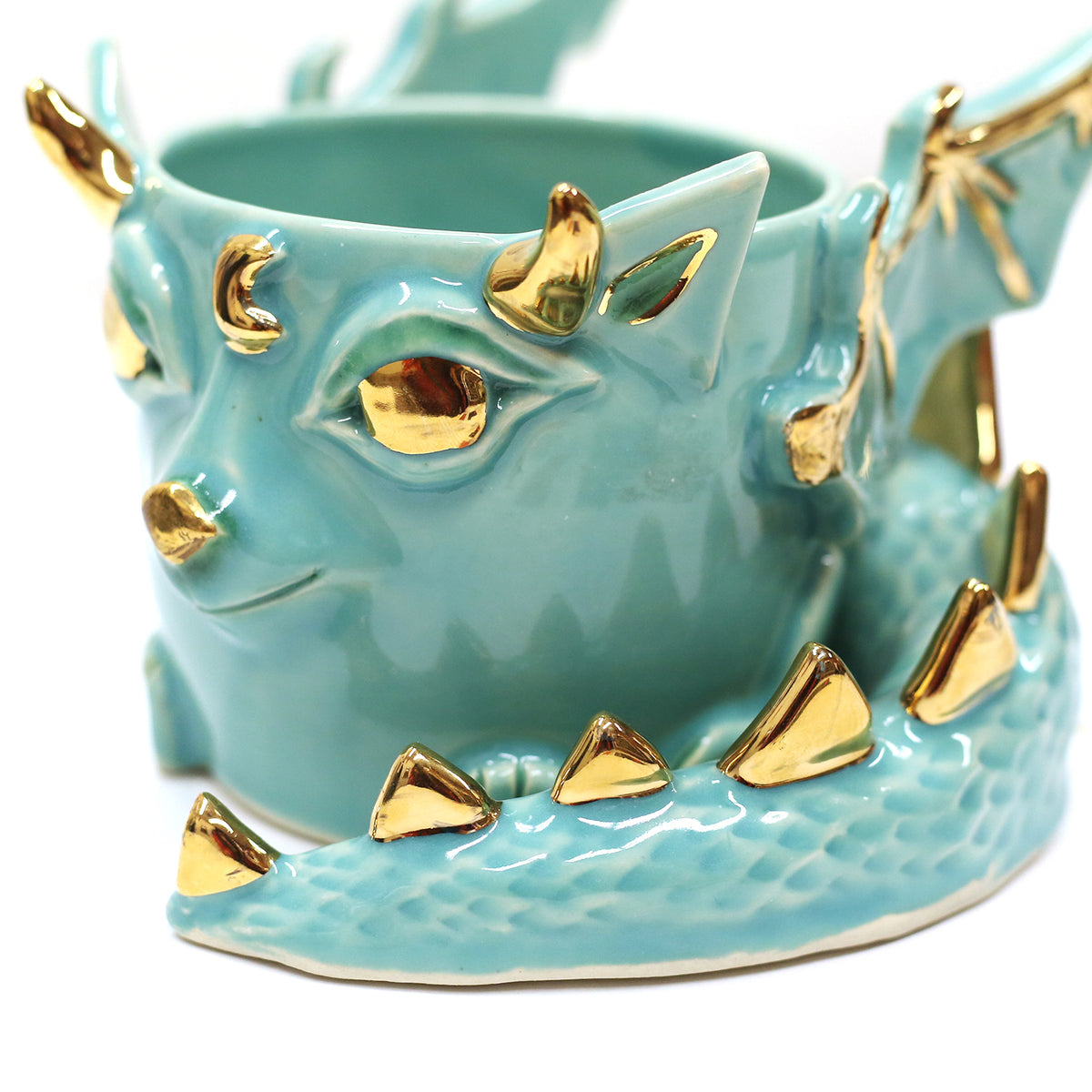 Fantasy Dragon Planter by Karla Medina