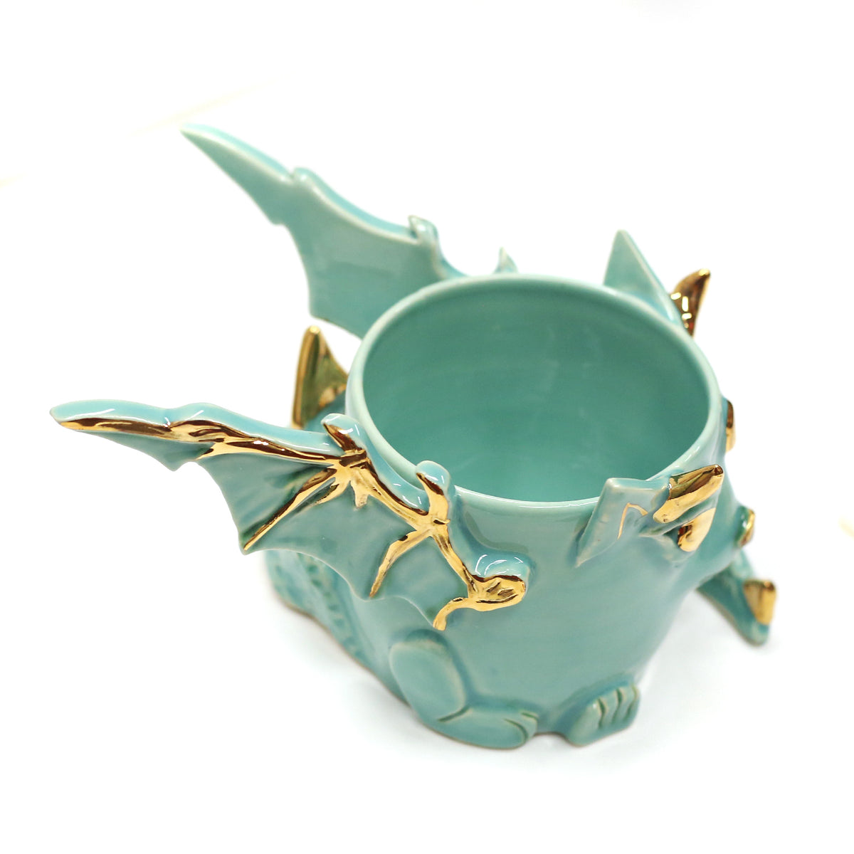 Fantasy Dragon Planter by Karla Medina