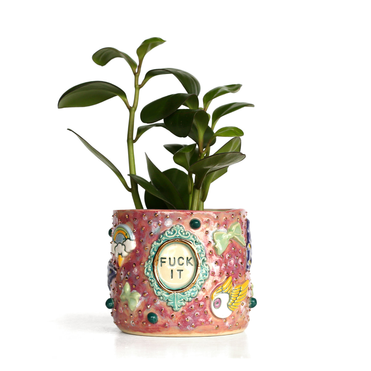 'Fuck It' Planter by Karla Medina