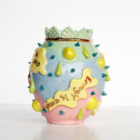 'Let's F*ck Sh*t Up' Vase by Karla Medina