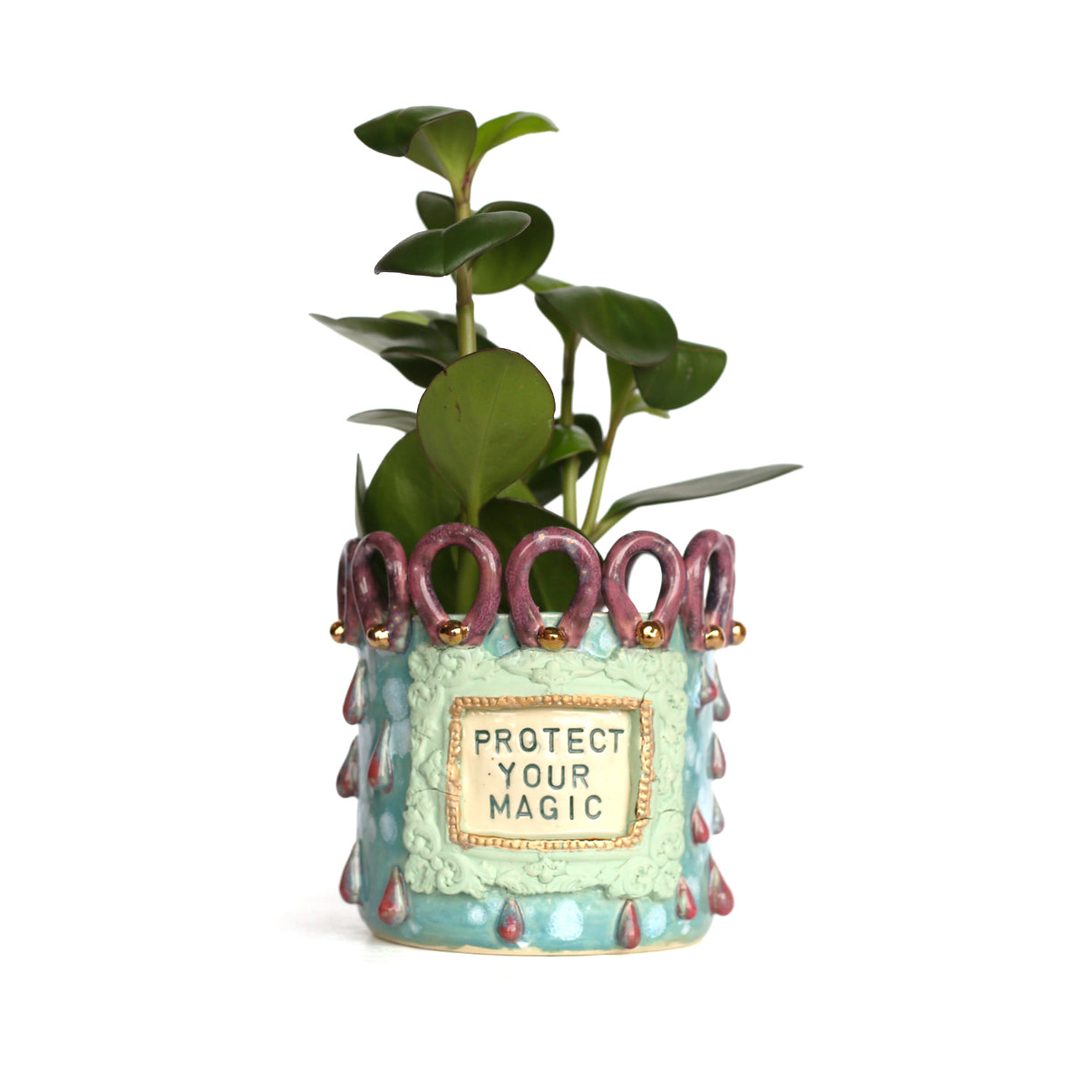 'Protect Your Magic' Planter by Karla Medina