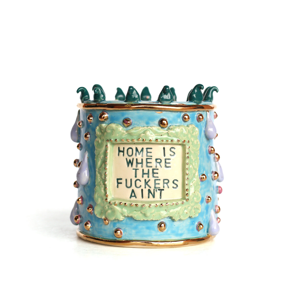 'Home is Where...' Planter by Karla Medina