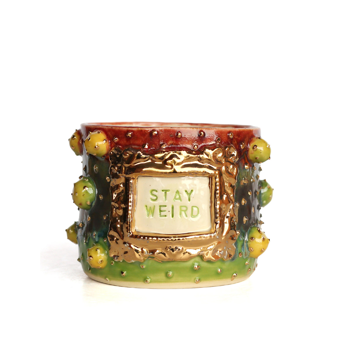 'Stay Weird' Planter by Karla Medina