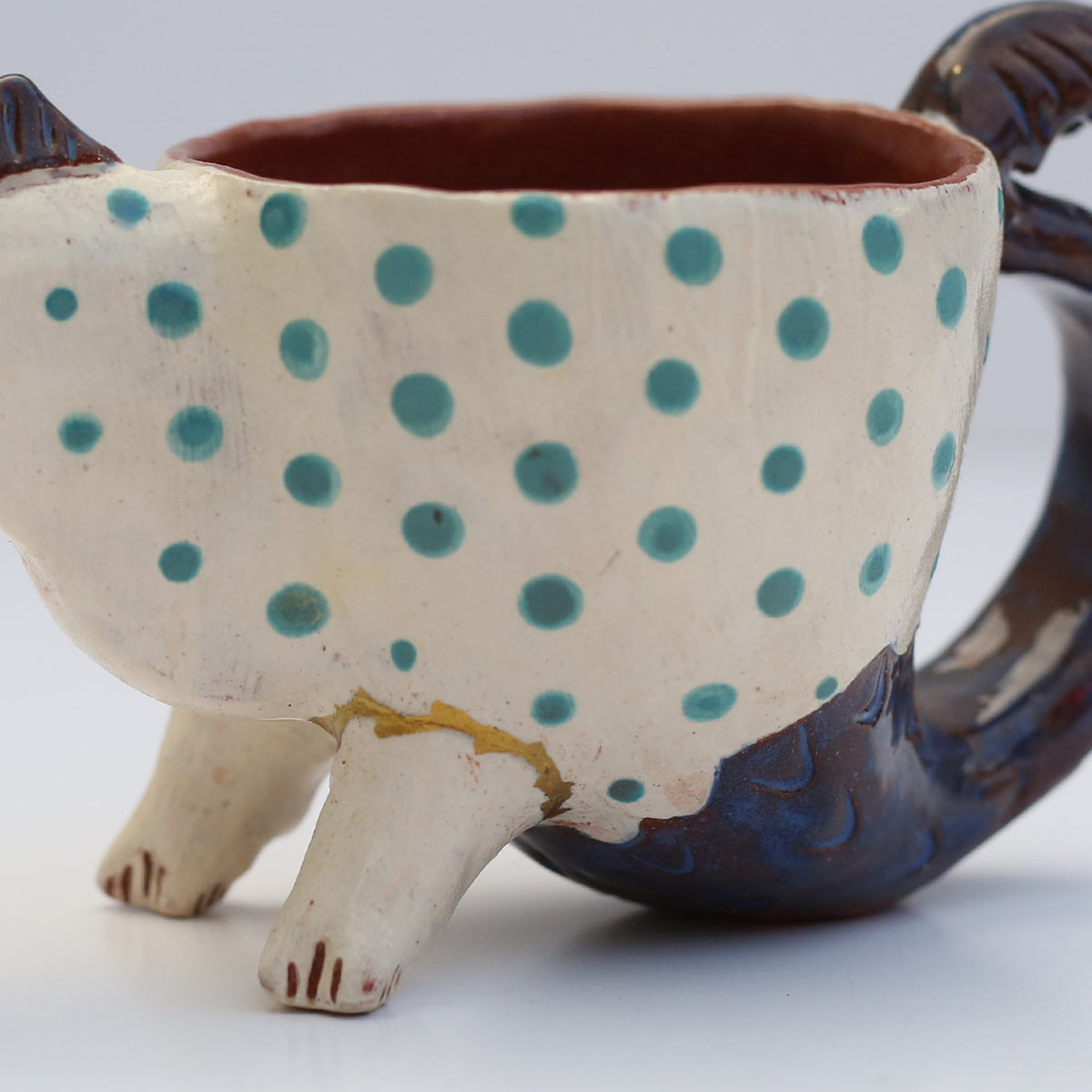 Kintsugi Horse Mug