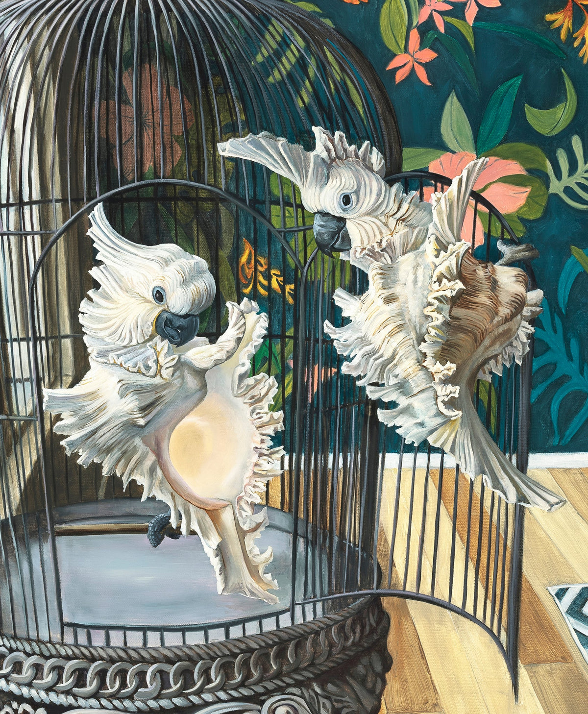 "Cockatoo Shells" Print by Leah Kiser