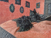 "Raven Cat Presiding" Print by Leah Kiser