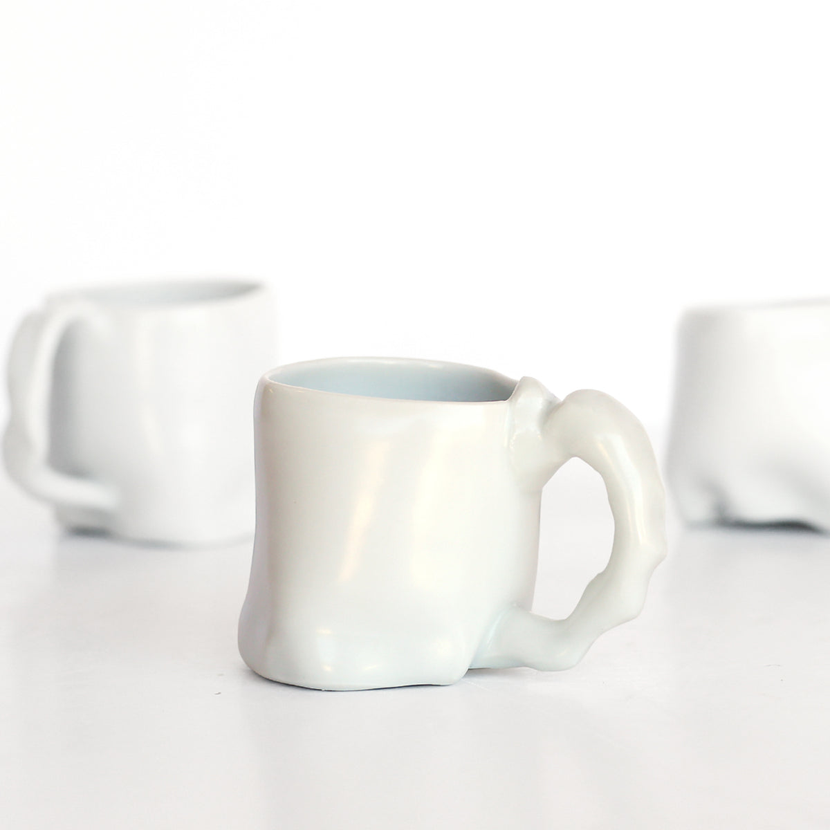 Sculptural Espresso Cups by Laura Korch