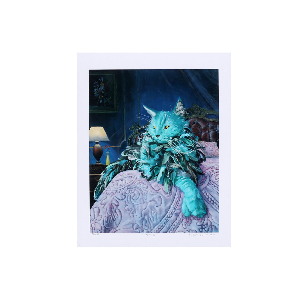 "Purrrdy" Print by Leah Kiser