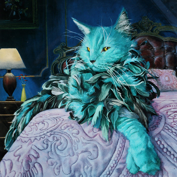 "Purrrdy" Print by Leah Kiser