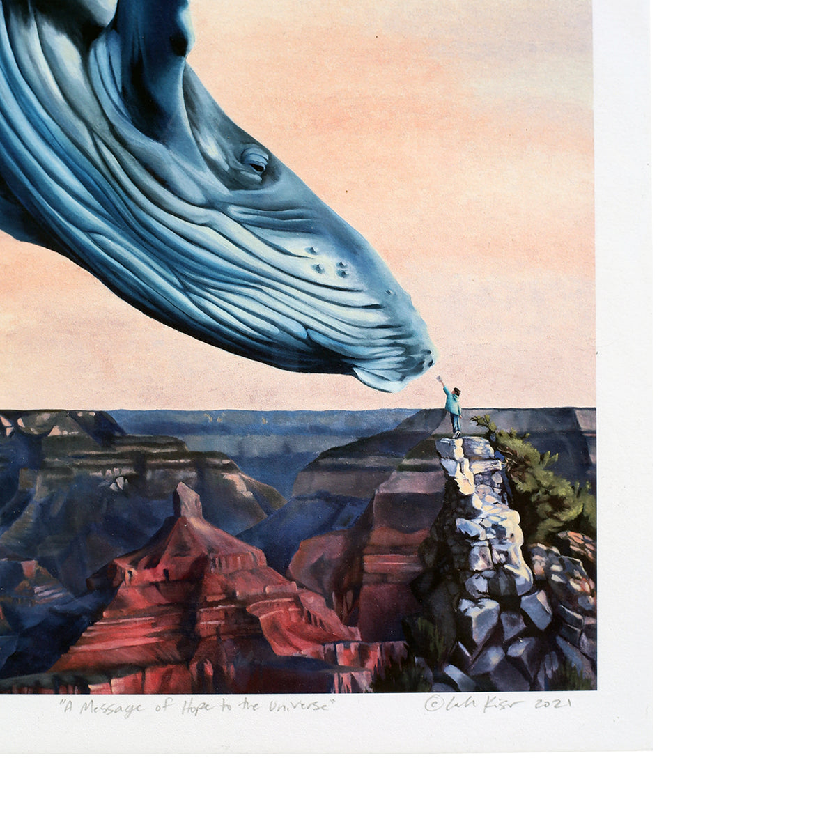 "A Message of Hope to the Universe" Print by Leah Kiser