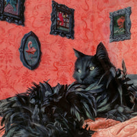 "Raven Cat Presiding" Print by Leah Kiser