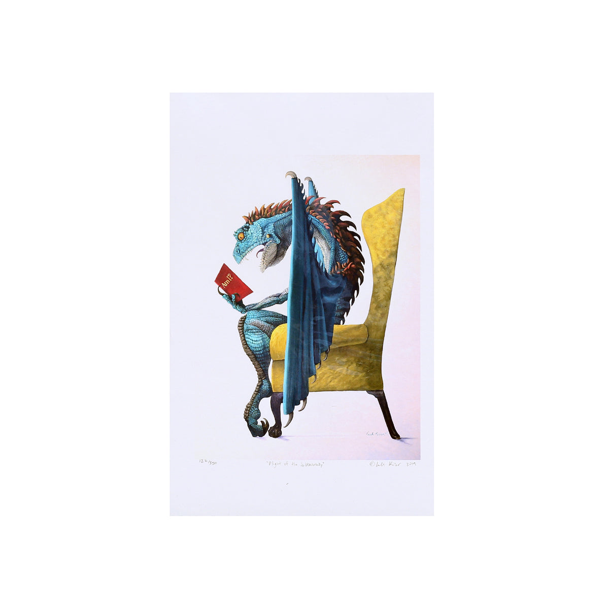 "Plight of the Jabberwocky" Print by Leah Kiser