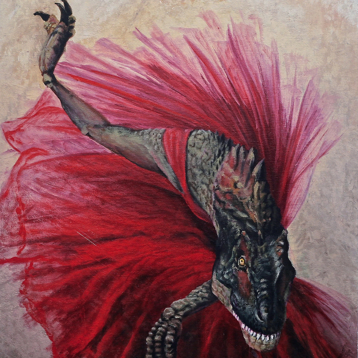 "Red" Print by Leah Kiser