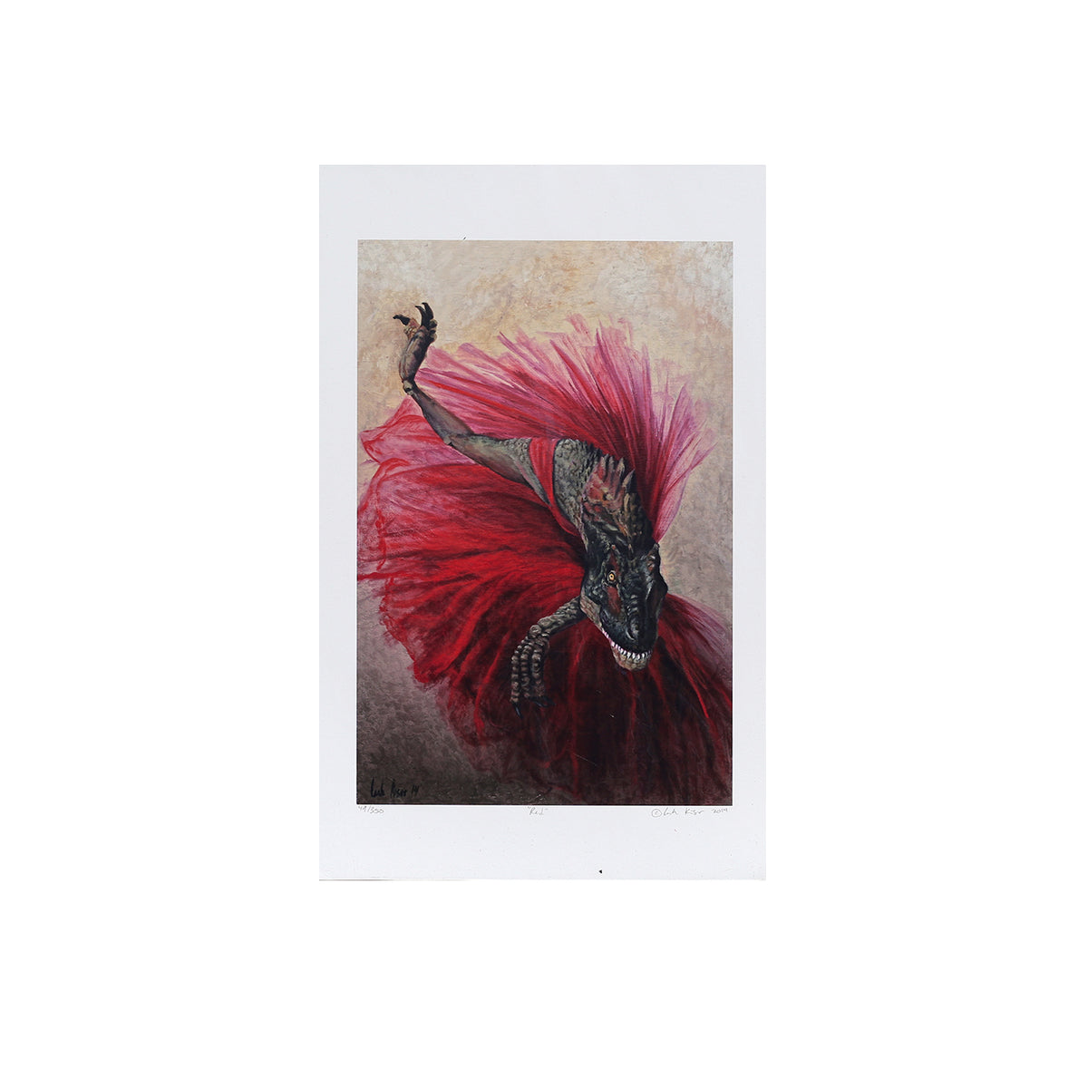 "Red" Print by Leah Kiser