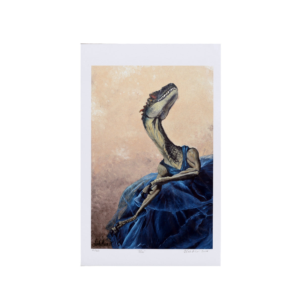 "Blue" Print by Leah Kiser