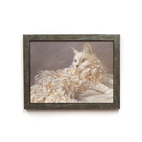 White Feather Cat by Leah Kiser