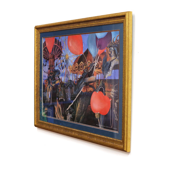 "Amusement Park" Framed Print by Leah Kiser