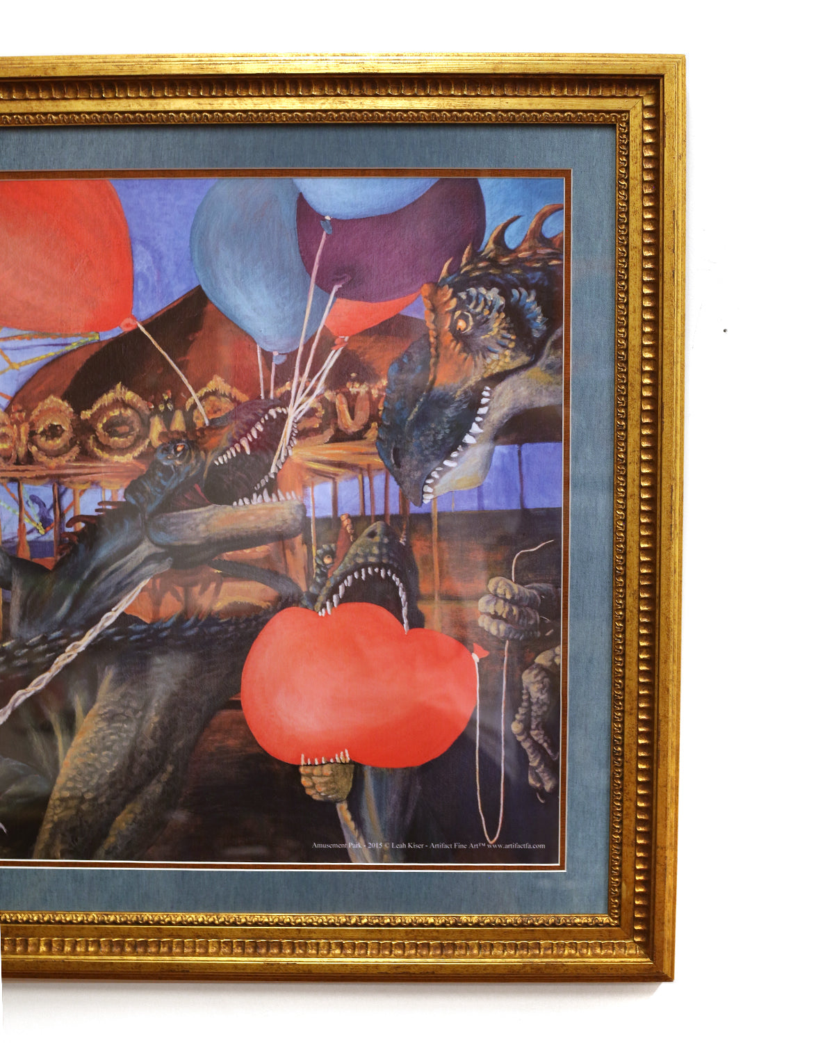 "Amusement Park" Framed Print by Leah Kiser