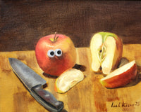 Sentient Apple by Leah Kiser