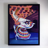 "Llama Folklorico" Original Painting by Leah Kiser