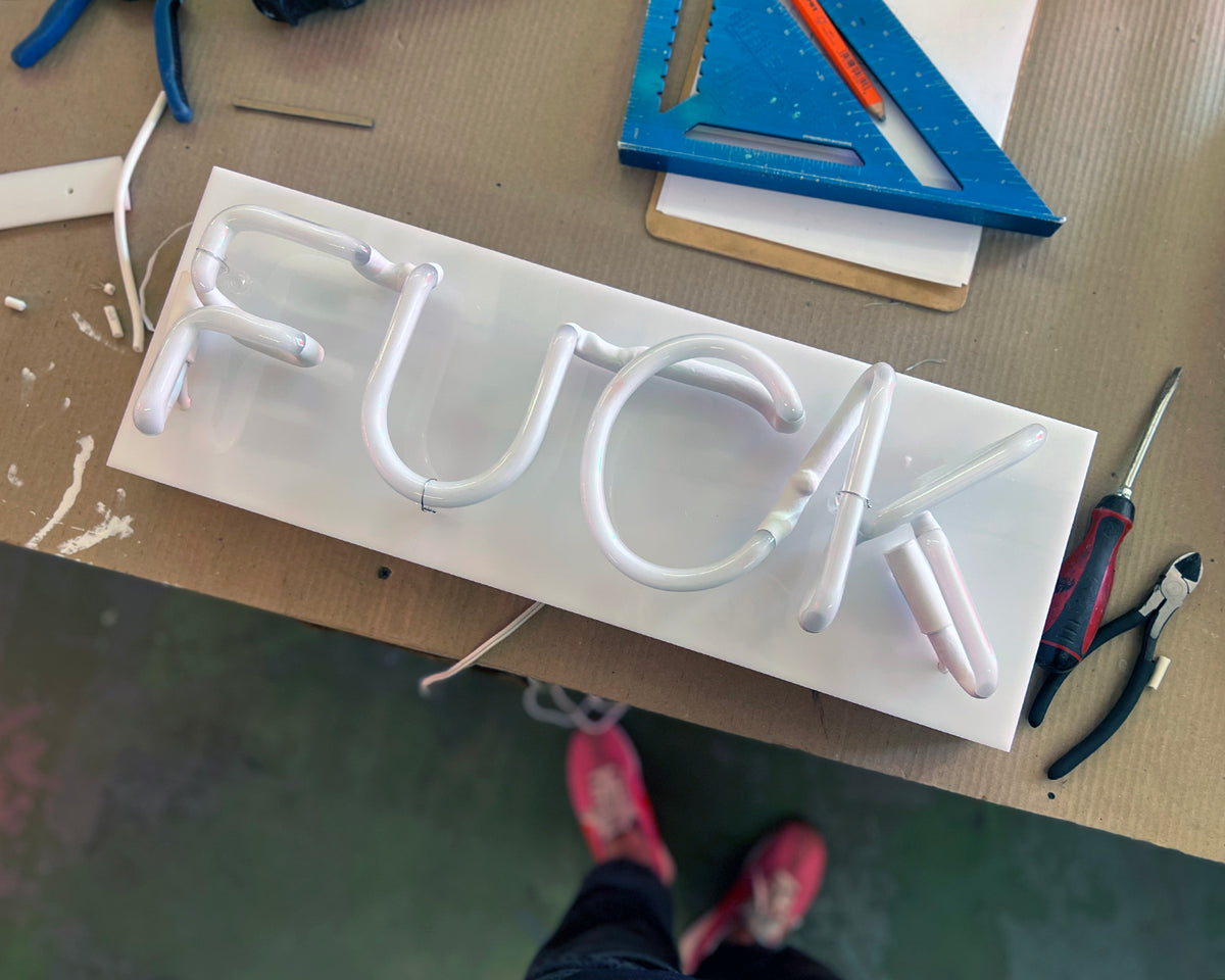 Neon FUCK by Lily Reeves