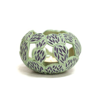 Green Prickly Pear Luminaria by Lisa Harnish