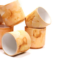 Messy Marbled Cups by Liza Stout