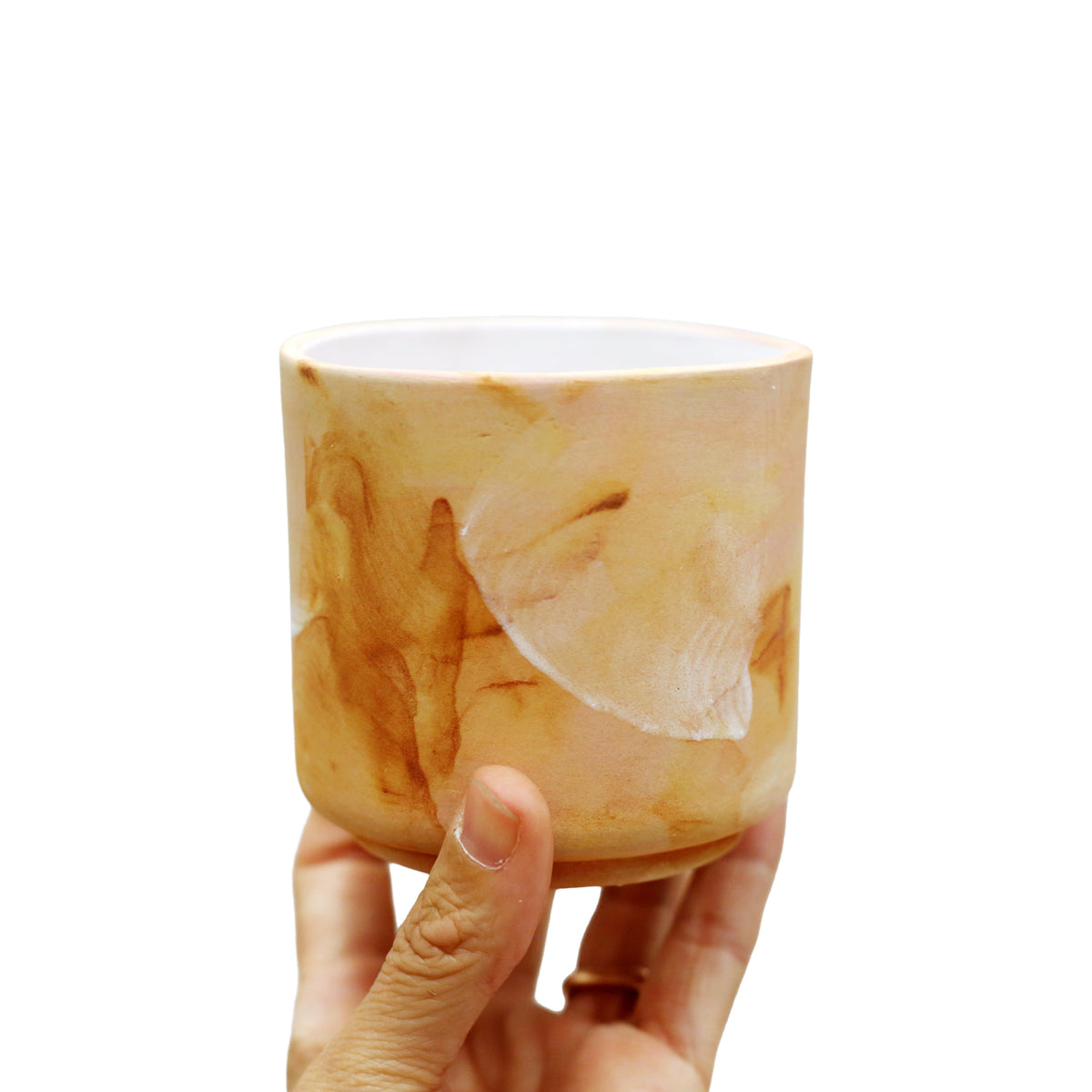 Messy Marbled Cups by Liza Stout