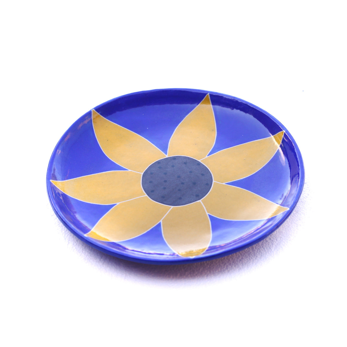 Sun Flower Serving Plate by Marie Baca