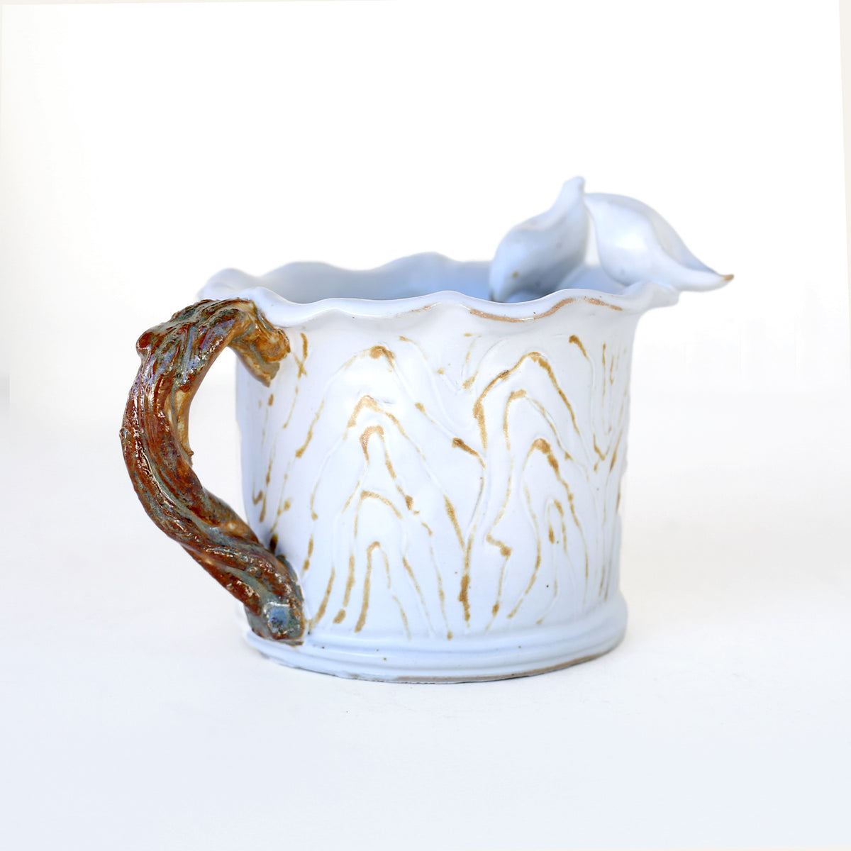 Egg Check Mug by Melinda Foote