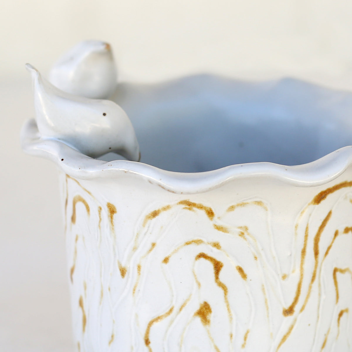 Egg Check Mug by Melinda Foote