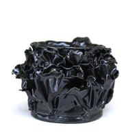 Black Flower Mug by Melinda Foote